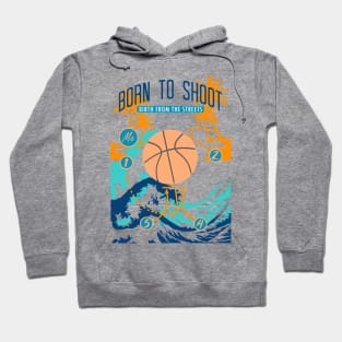 Basketball Born to shoot playbook 08 Hoodie